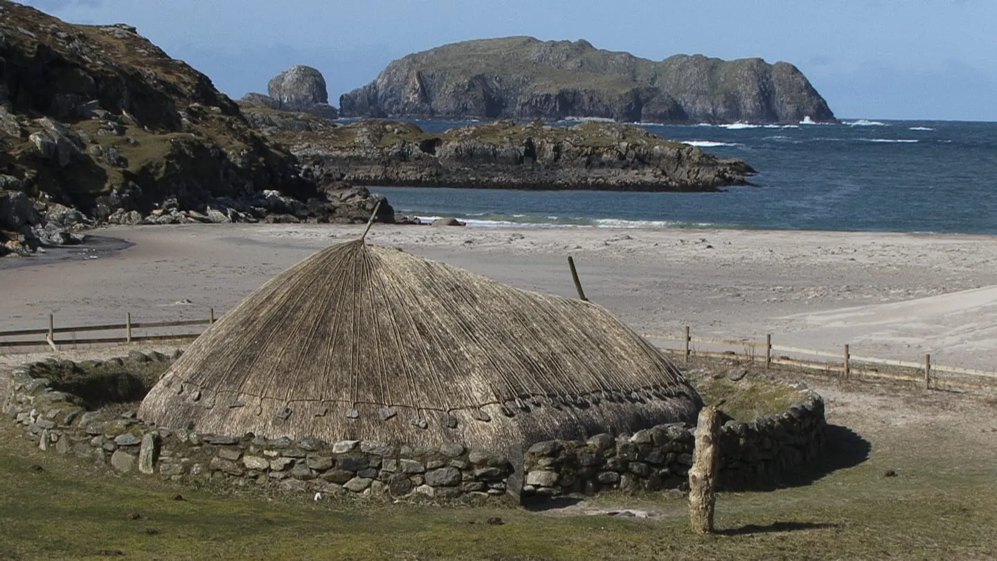 Photo of Bosta Iron Age House, a visitor attraction near Great Bernera, Na h-Eileanan Siar, the Scottish Highlands and Islands.