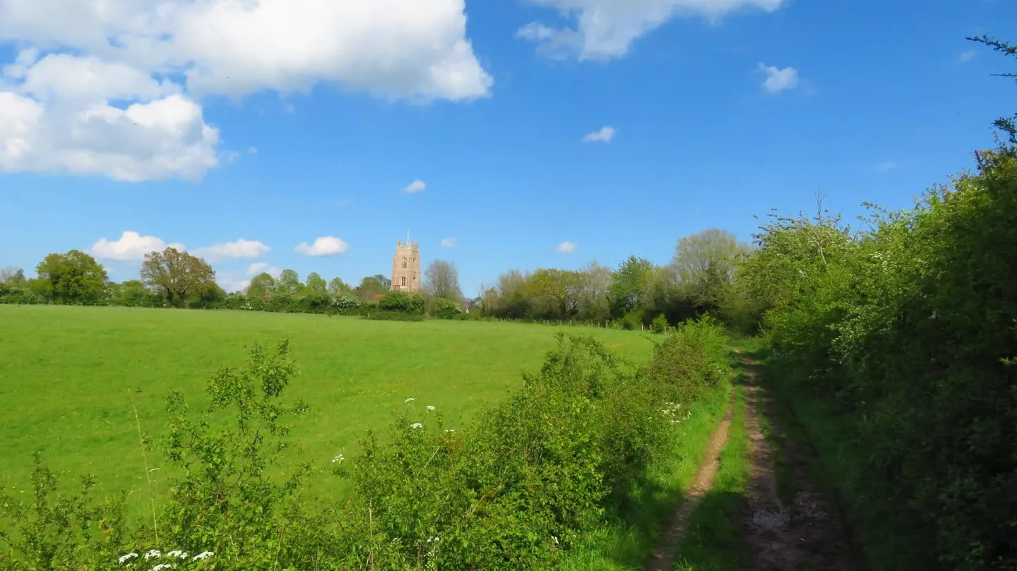 Photo of Stoke-by-Nayland, a village in Dedham Vale, Suffolk, eastern England.