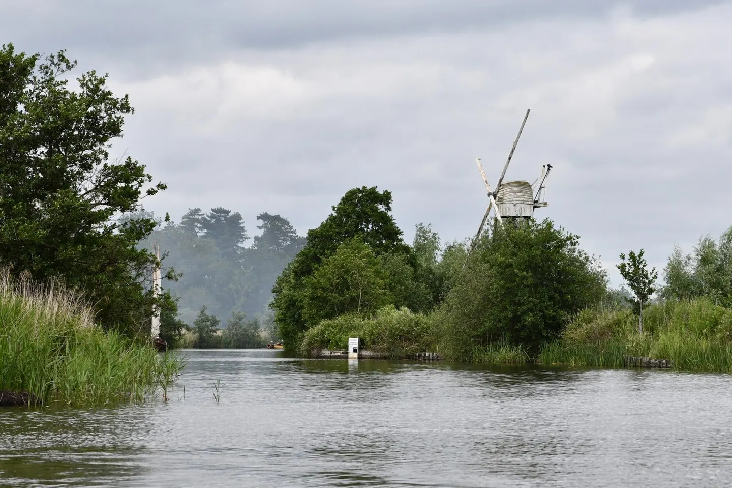 Photo of the River Ant, a river navigation running from Dilham to Ant Mouth, eastern England.