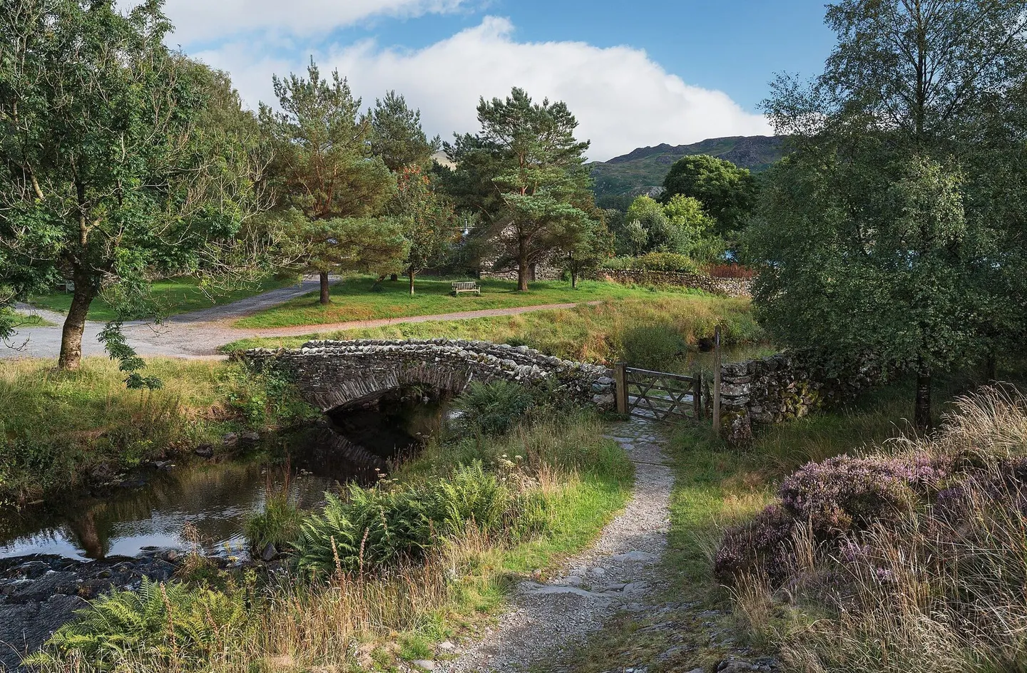 Photo of Watendlath, a village in the Lake District, Cumbria, north west England.