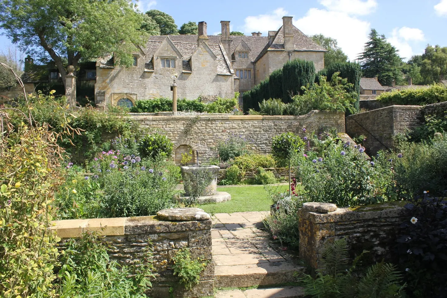 Photo of Snowshill Manor and Garden, a house & garden in the Cotswolds, Gloucestershire, south west England.