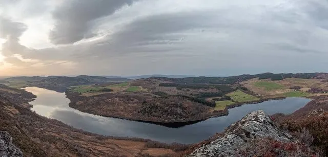 Photo of Loch Ruthven, a loch near Dores, Highland, the Scottish Highlands and Islands.