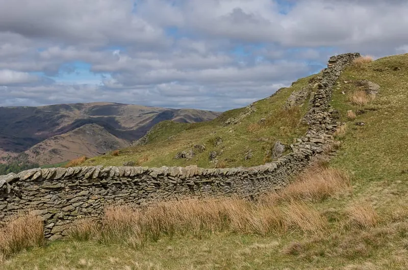 Photo: Nab Scar, a 450m Lake District fell near Rydal, Cumbria, north west England.