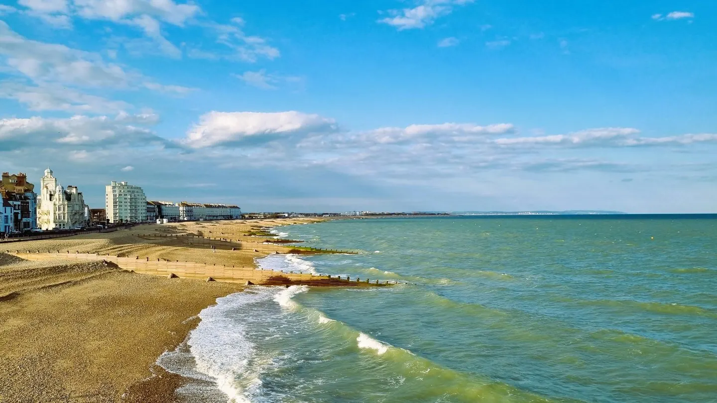 Photo of Eastbourne, a swimming spot near East Dean, East Sussex, south east England.