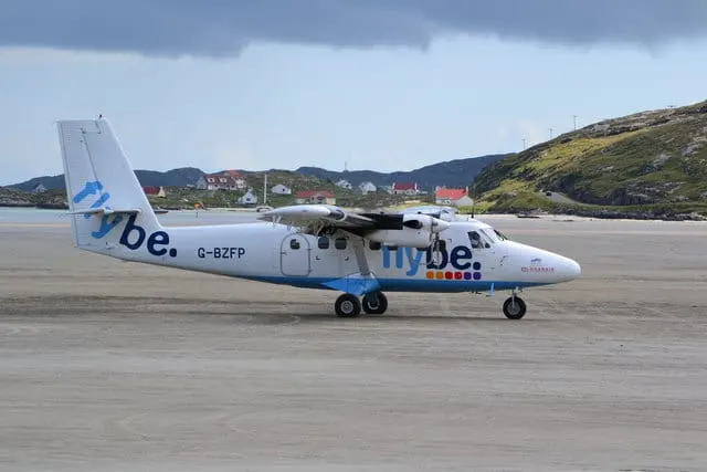 Photo of Traigh Mhor (Barra Airport Beach), a beach near Eoligarry, Na h-Eileanan Siar, the Scottish Highlands and Islands.