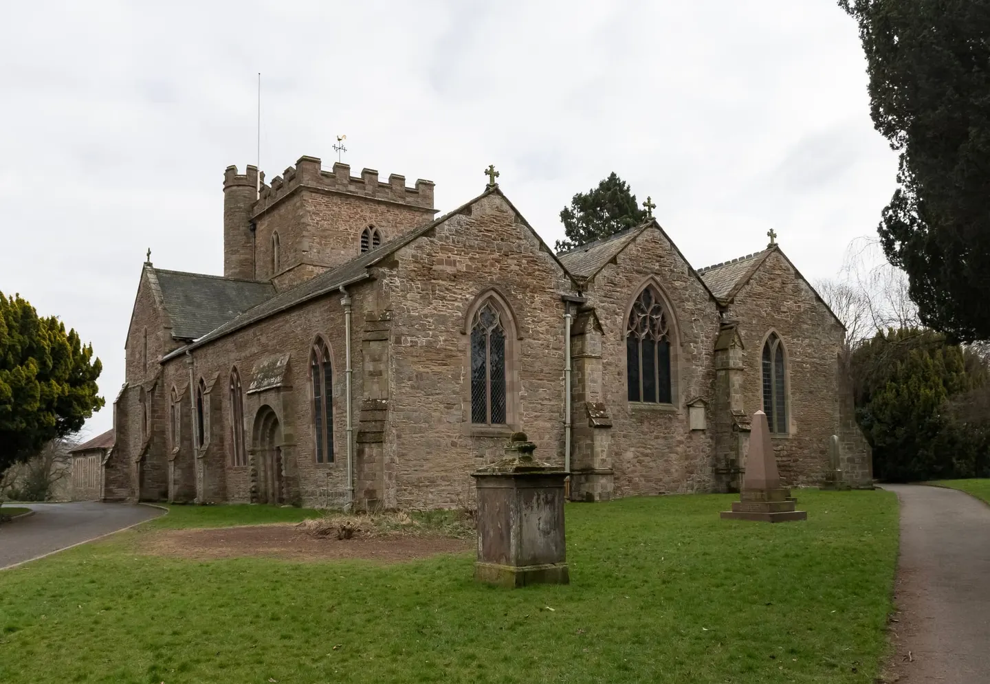 Photo of Bromyard, a village in Herefordshire, central England.