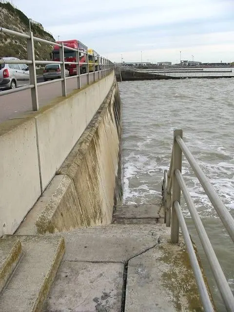 Photo of Ramsgate Western Undercliffe, a swimming spot near Broadstairs, Kent, south east England.