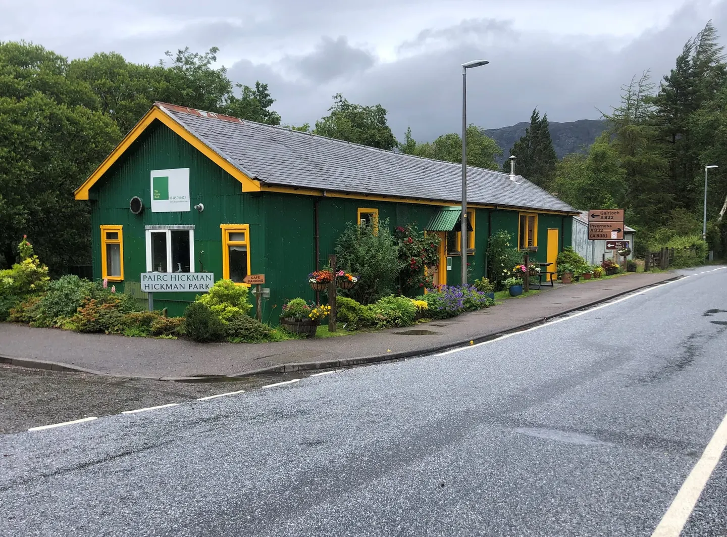 Photo of Whistle Stop Cafe, a pub near Kinlochewe in the Wester Ross, Highland, the Scottish Highlands and Islands.