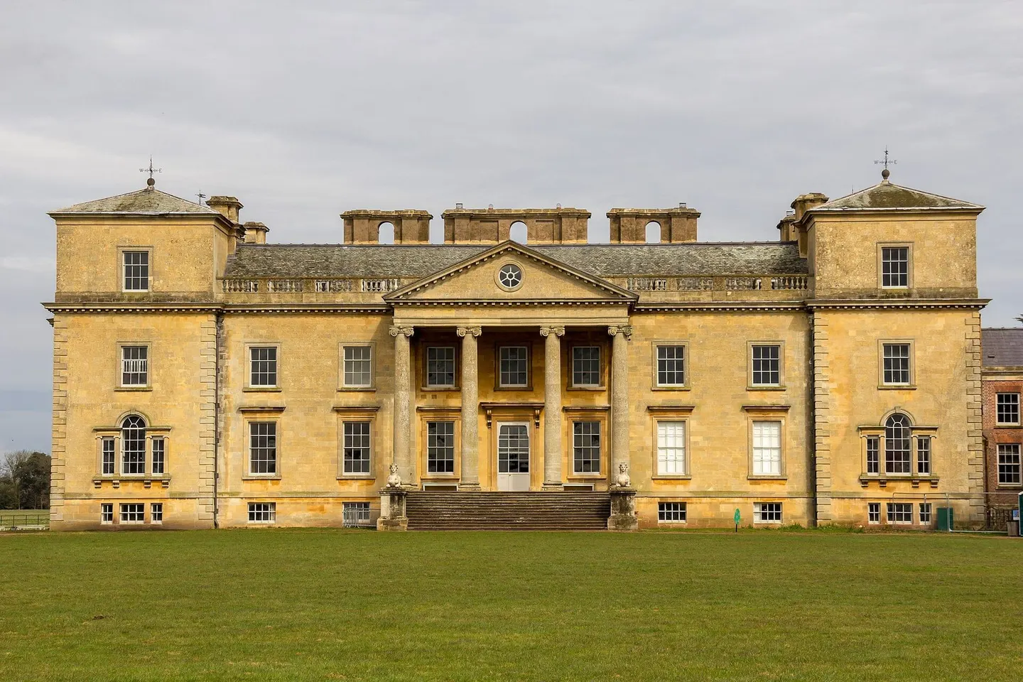 Photo of Croome Court, a Grade I registered house & garden near Hanley Castle, Worcestershire, central England.