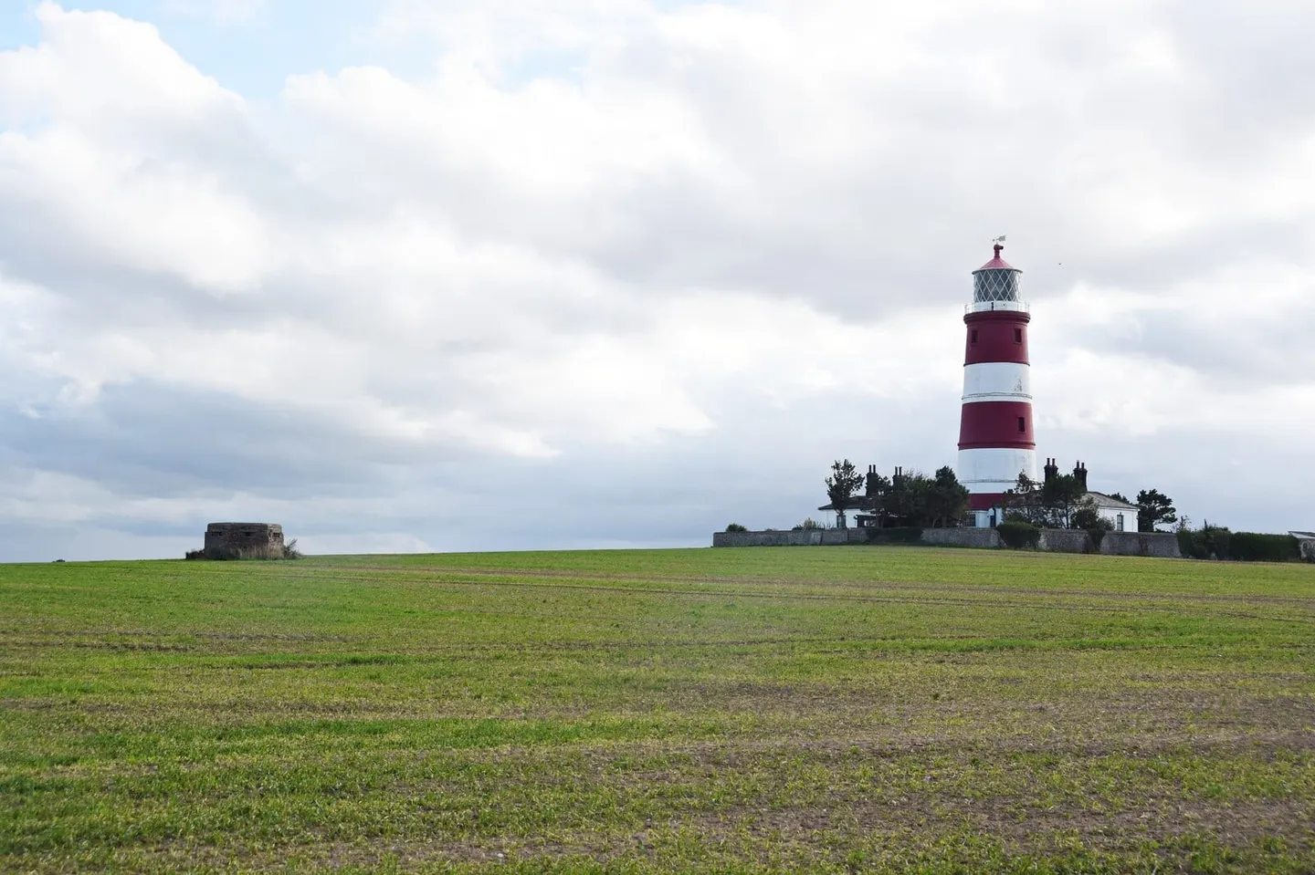 Photo of Happisburgh, a village in Norfolk, eastern England.