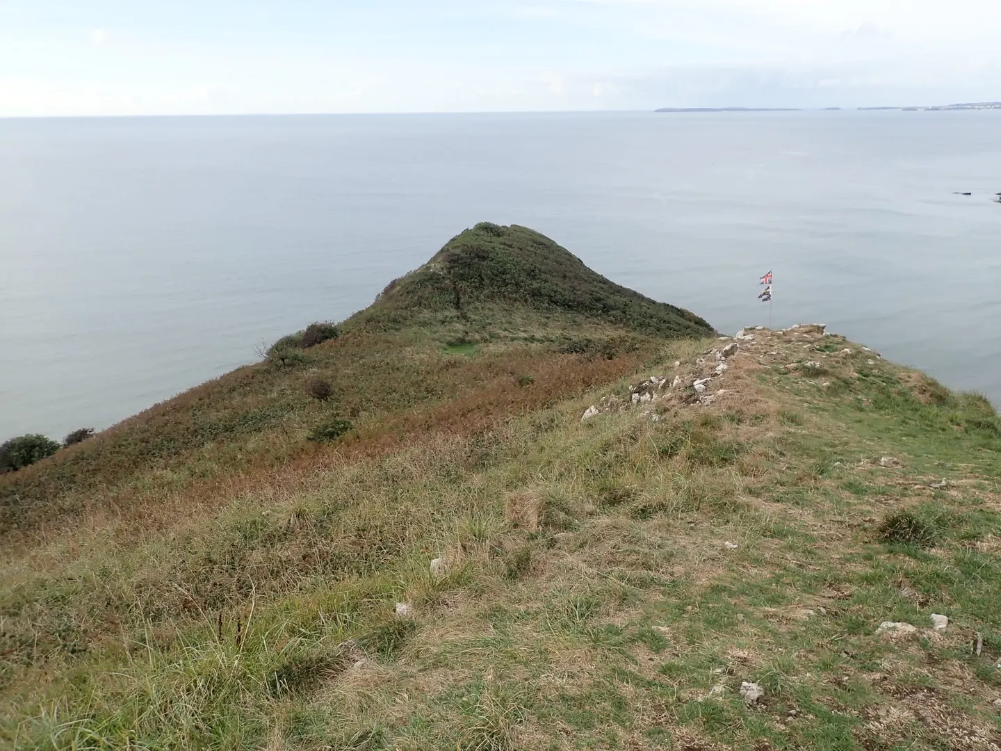 Photo of the coast at Ragwen Point, Carmarthenshire, south west Wales.