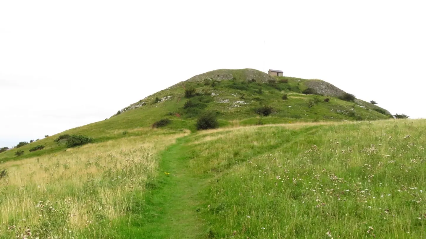 Photo: Moel Hiraddug, a viewpoint near Rhuddlan, Denbighshire, north Wales.