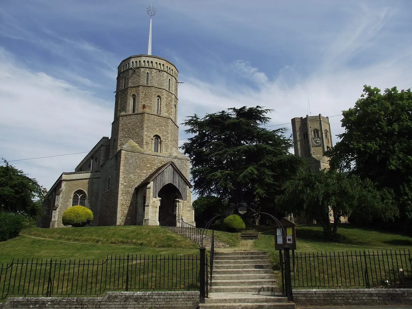 Photo of St Mary and St Cyriac (Swaffham Prior), a church in Cambridgeshire, eastern England.