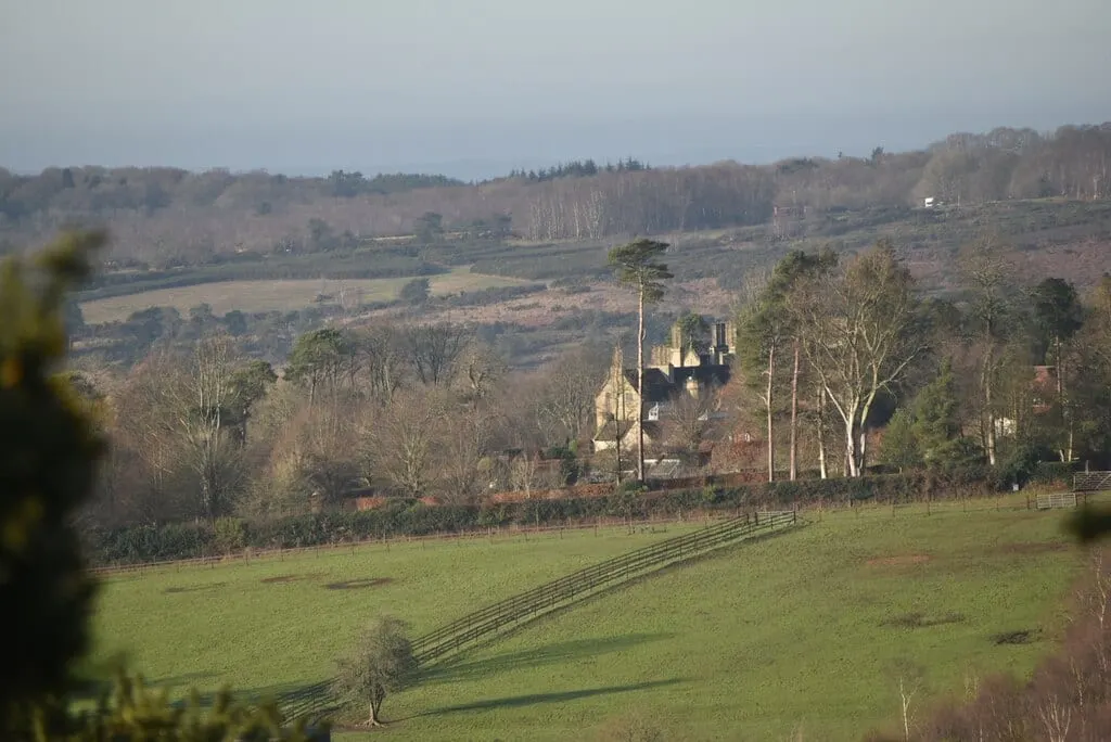 Photo of Old Lodge, a nature reserve near Hartfield in the High Weald, East Sussex, south east England.