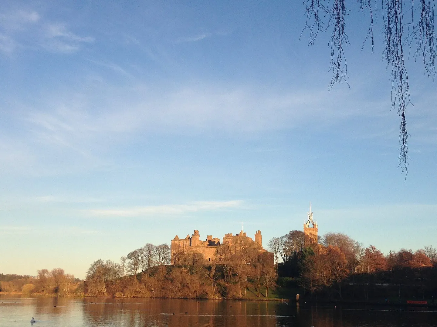 Photo of Linlithgow, a village in West Lothian, central Scotland.