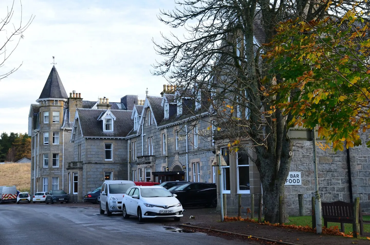 Photo of Nethybridge Hotel, a pub near Nethy Bridge in the Cairngorms, Highland, the Scottish Highlands and Islands.