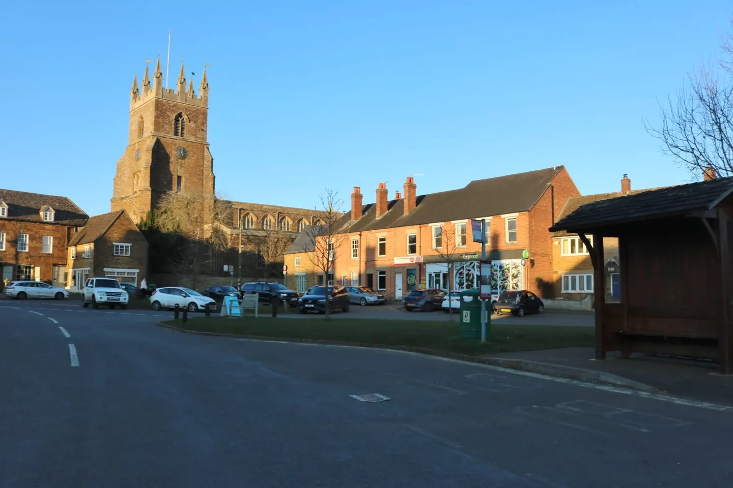Photo of Deddington, a village in Oxfordshire, south east England.