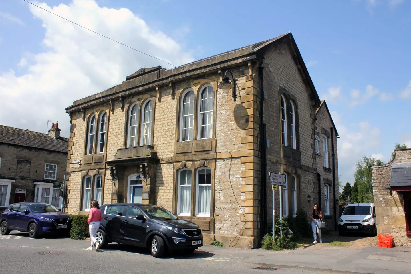 Photo of Masham, a village in North Yorkshire, northern England.