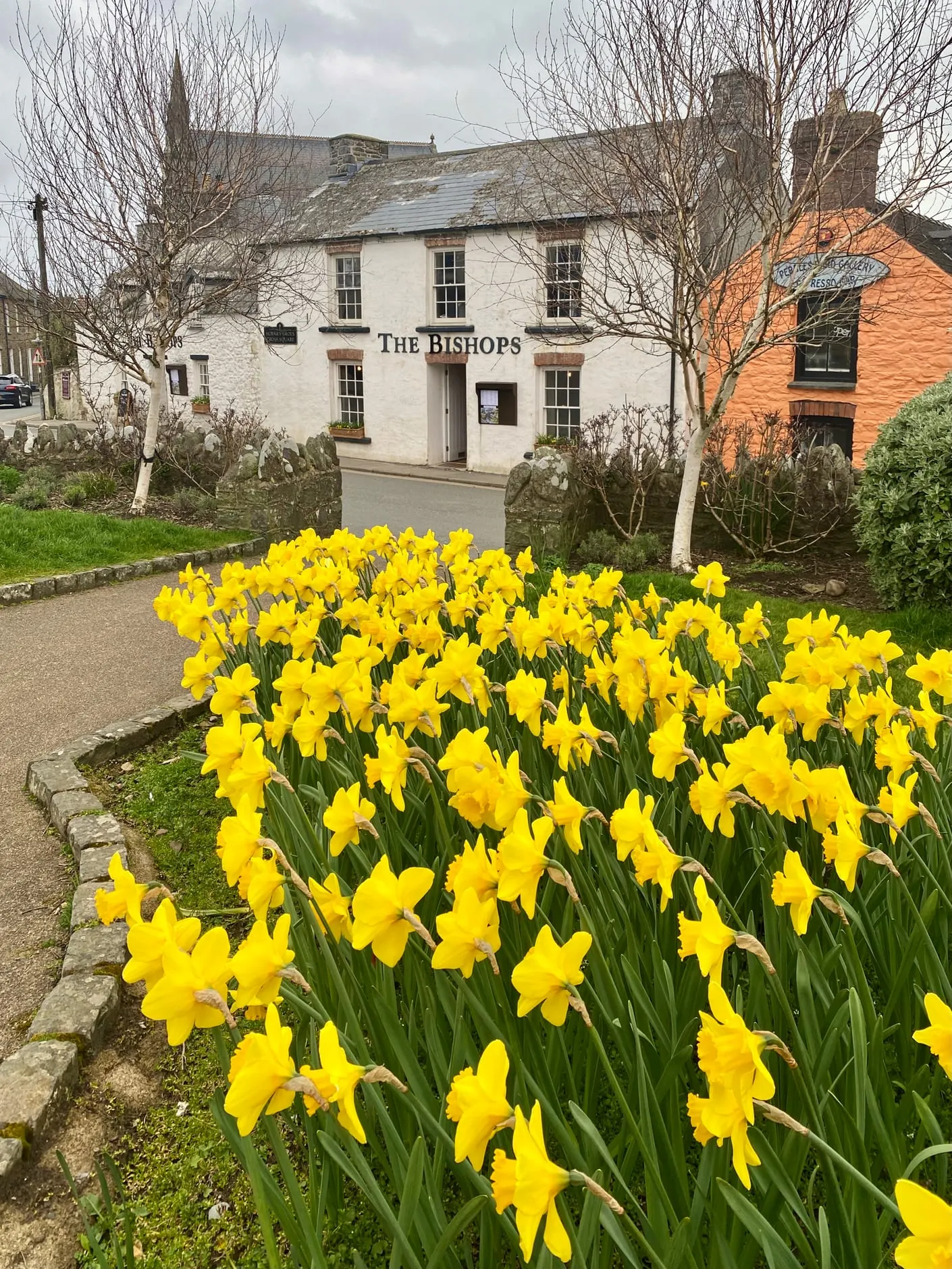 Photo of The Bishops, a pub near St Davids, Pembrokeshire, south west Wales.