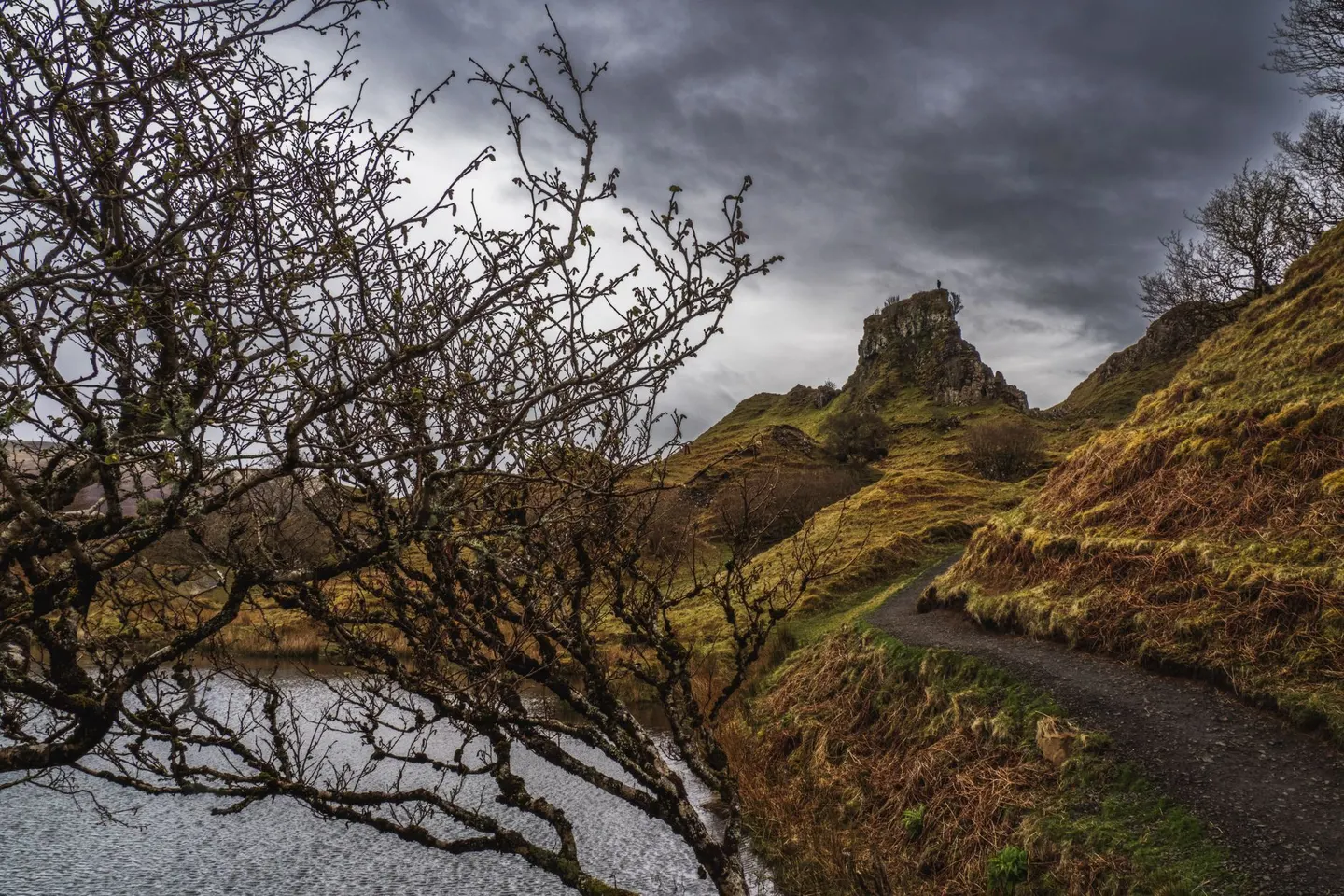 Photo of Fairy Glen, Uig, a rock formation near Uig (Uig), Highland, the Scottish Highlands and Islands.