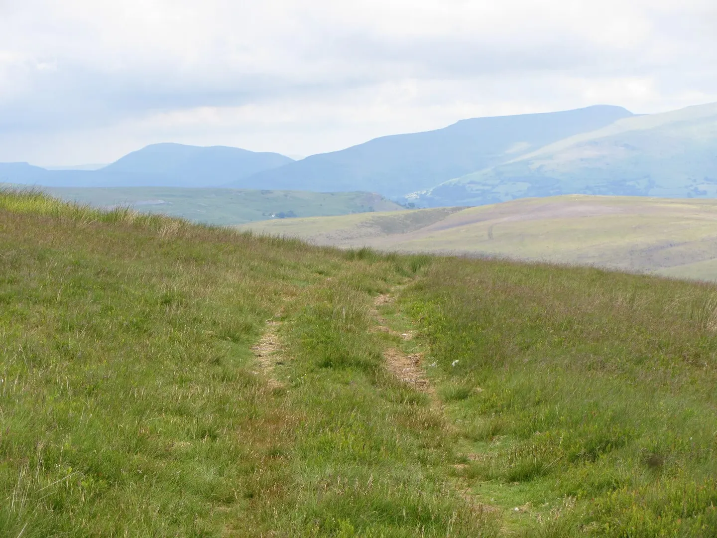 Photo: Coety Mountain, a 577m hill near Blaenavon, Blaenau Gwent, south east Wales.