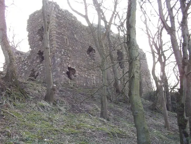 Photo of Ravenscraig Castle (Aberdeenshire), a ruined castle near Peterhead, Aberdeenshire, north east Scotland.