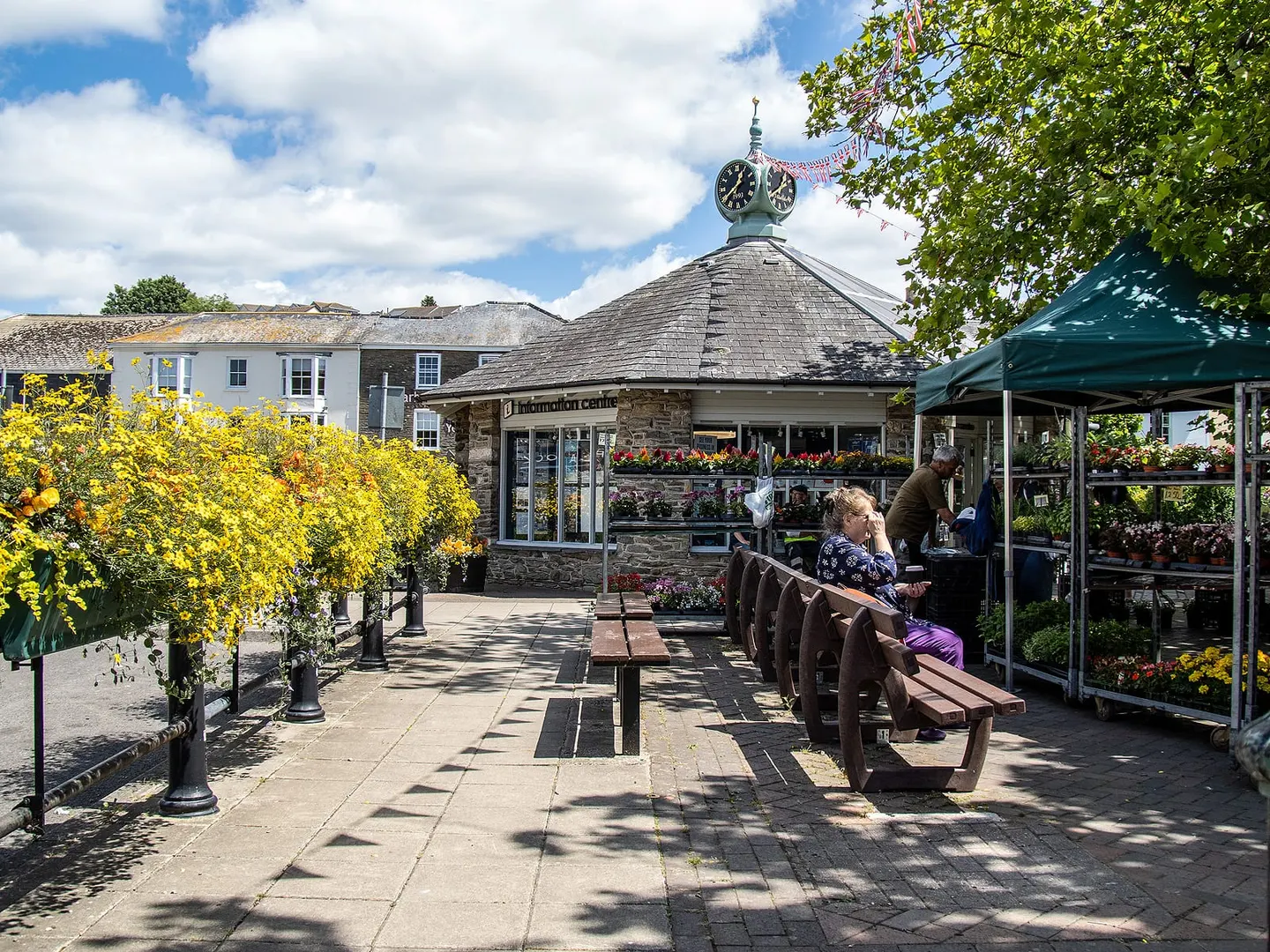 Photo of Kingsbridge, a village in Devon, south west England.