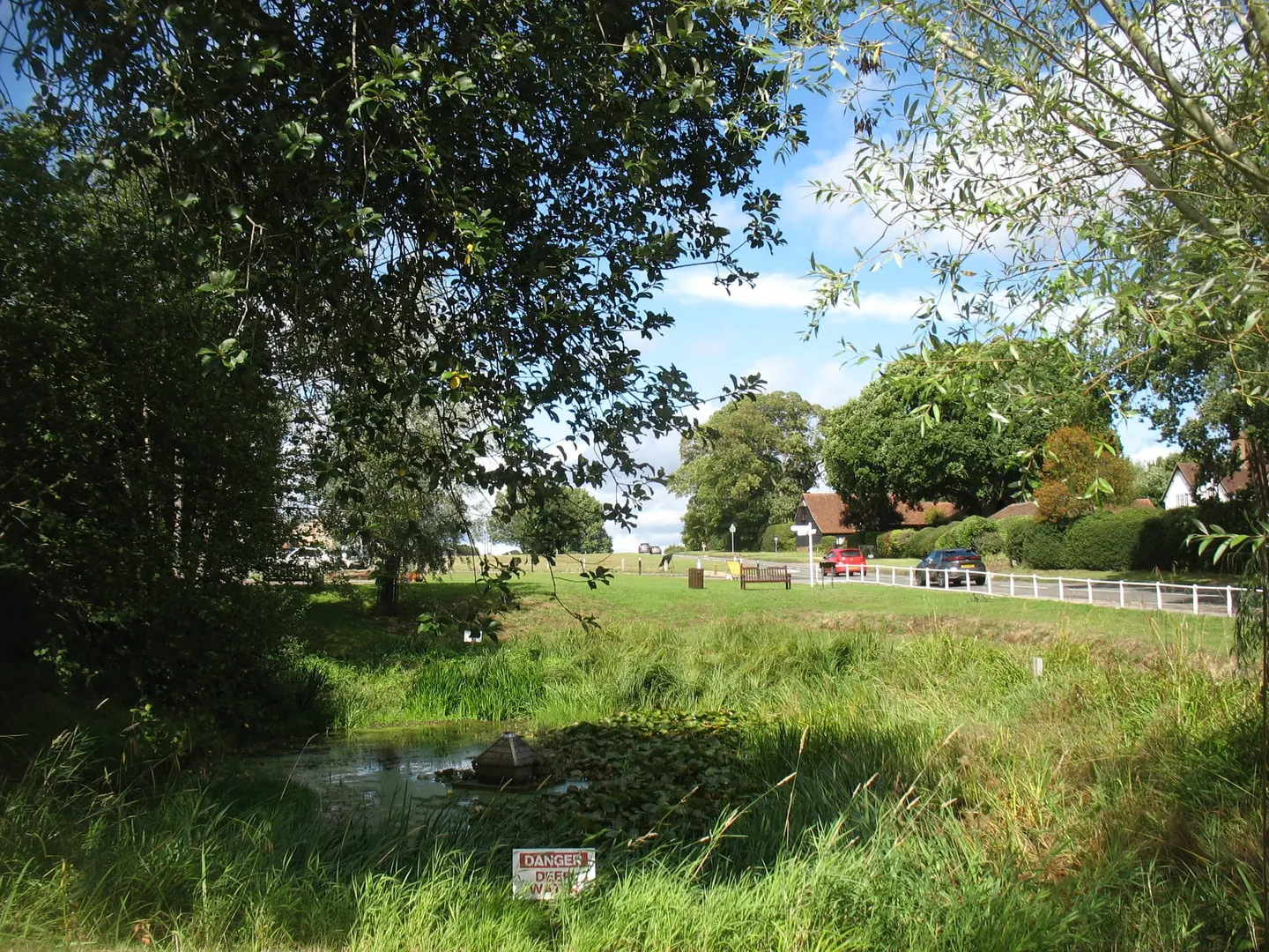 Photo of Sarratt, a village in Hertfordshire, eastern England.