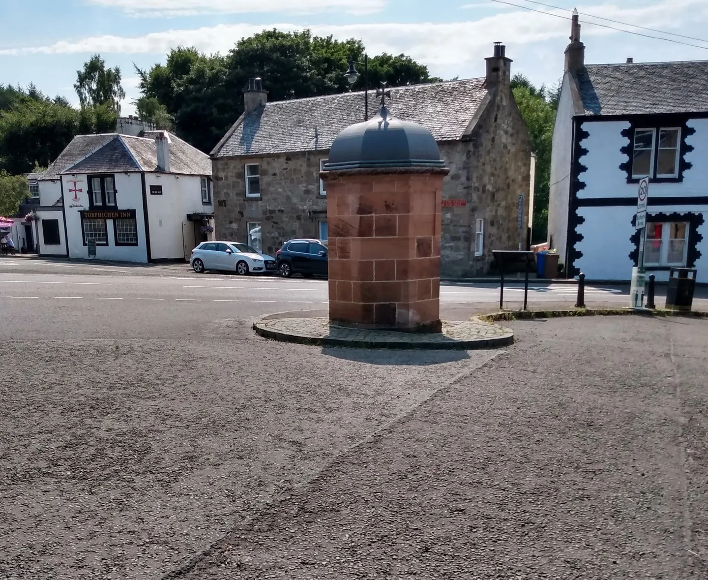 Photo of Torphichen, a village in West Lothian, central Scotland.