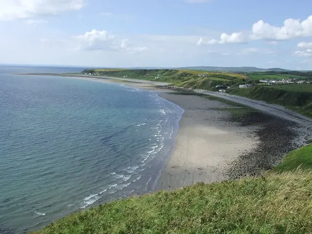 Photo of Monreith Beach, a beach near Whithorn, Dumfries and Galloway, southern Scotland.