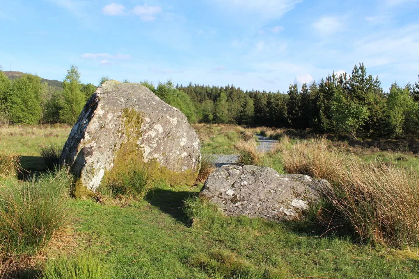 Photo: Bruce's Stone, a viewpoint in Dumfries and Galloway, southern Scotland.