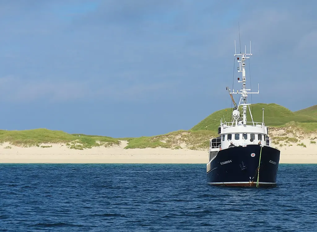 Photo of Vatersay, an island in Na h-Eileanan Siar, the Scottish Highlands and Islands.