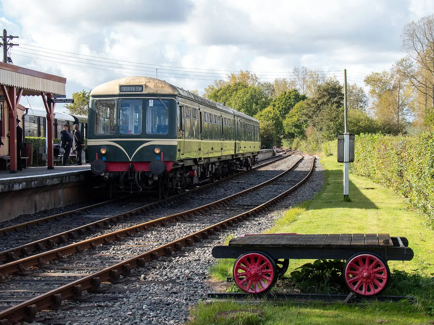 Photo of Kent & East Sussex Railway, a visitor attraction near Bodiam in the High Weald, East Sussex, south east England.