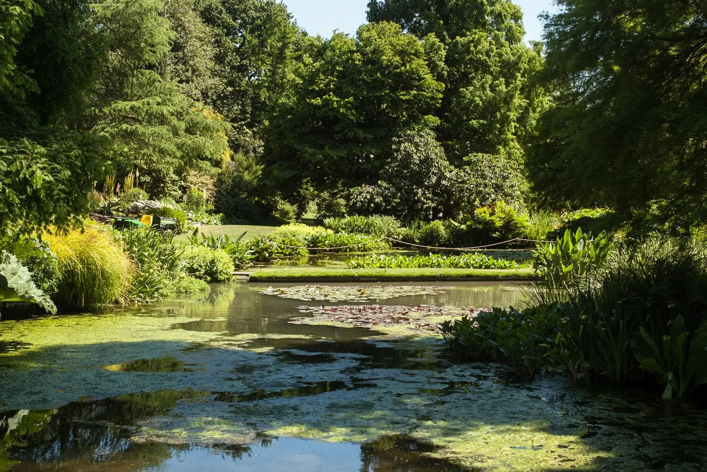 Photo of Beth Chatto Gardens, a garden near Elmstead Market, Essex, eastern England.
