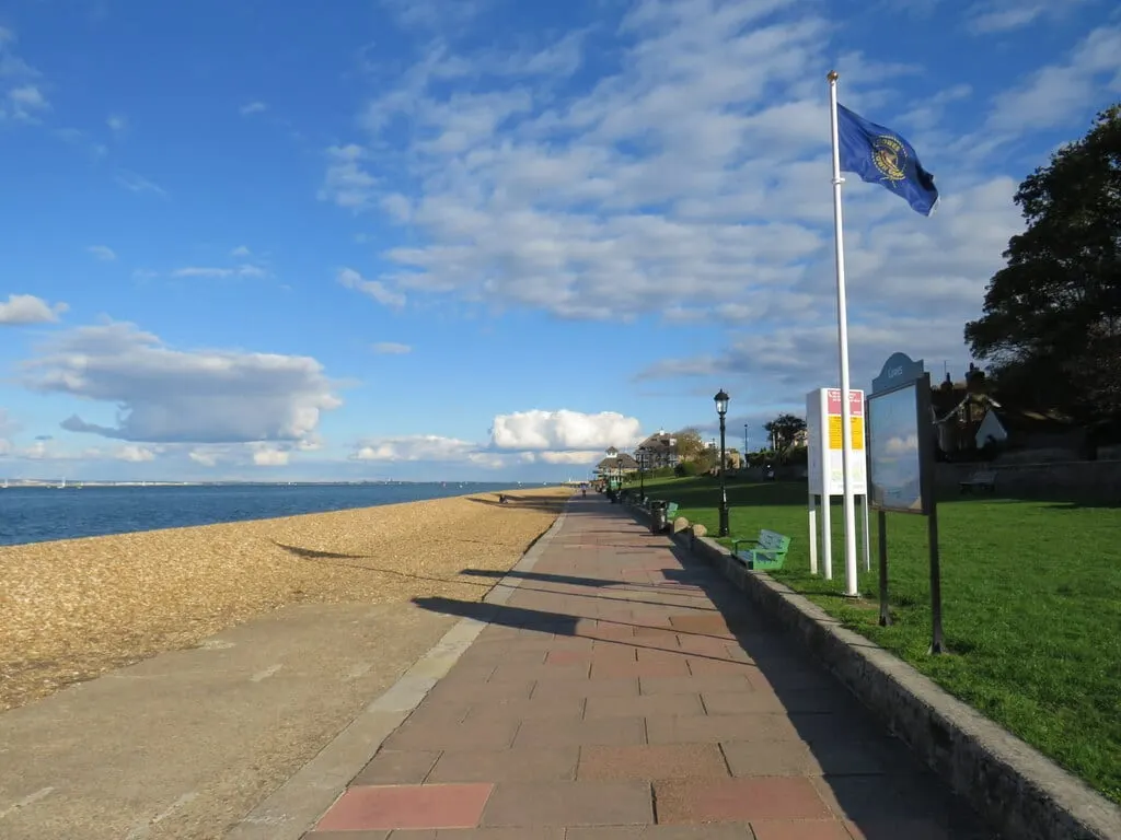 Photo of Cowes, a swimming spot near Bucklers Hard, the Isle of Wight, south east England.