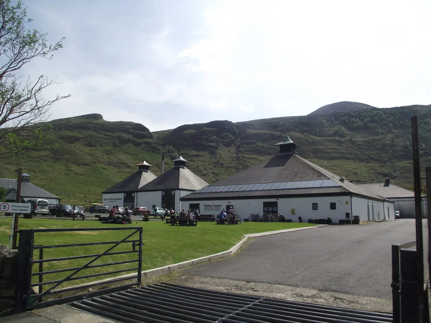 Photo of Isle of Arran Distillery, a distillery near Lochranza in North Arran, North Ayrshire, southern Scotland.