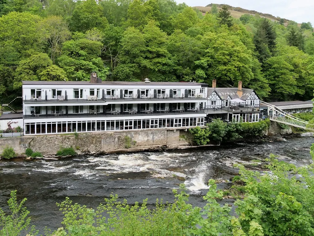 Photo of The Chainbridge Hotel, a pub near Berwyn in the Clwydian Range & Dee Valley, Denbighshire, north Wales.