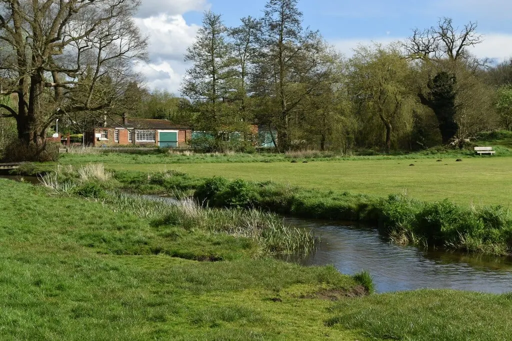 Photo of Abinger Hammer, a village in Surrey, south east England.