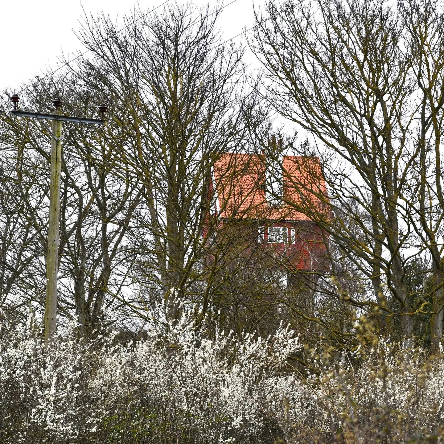 Photo of House in the Clouds, a landmark near Thorpeness, Suffolk, eastern England.