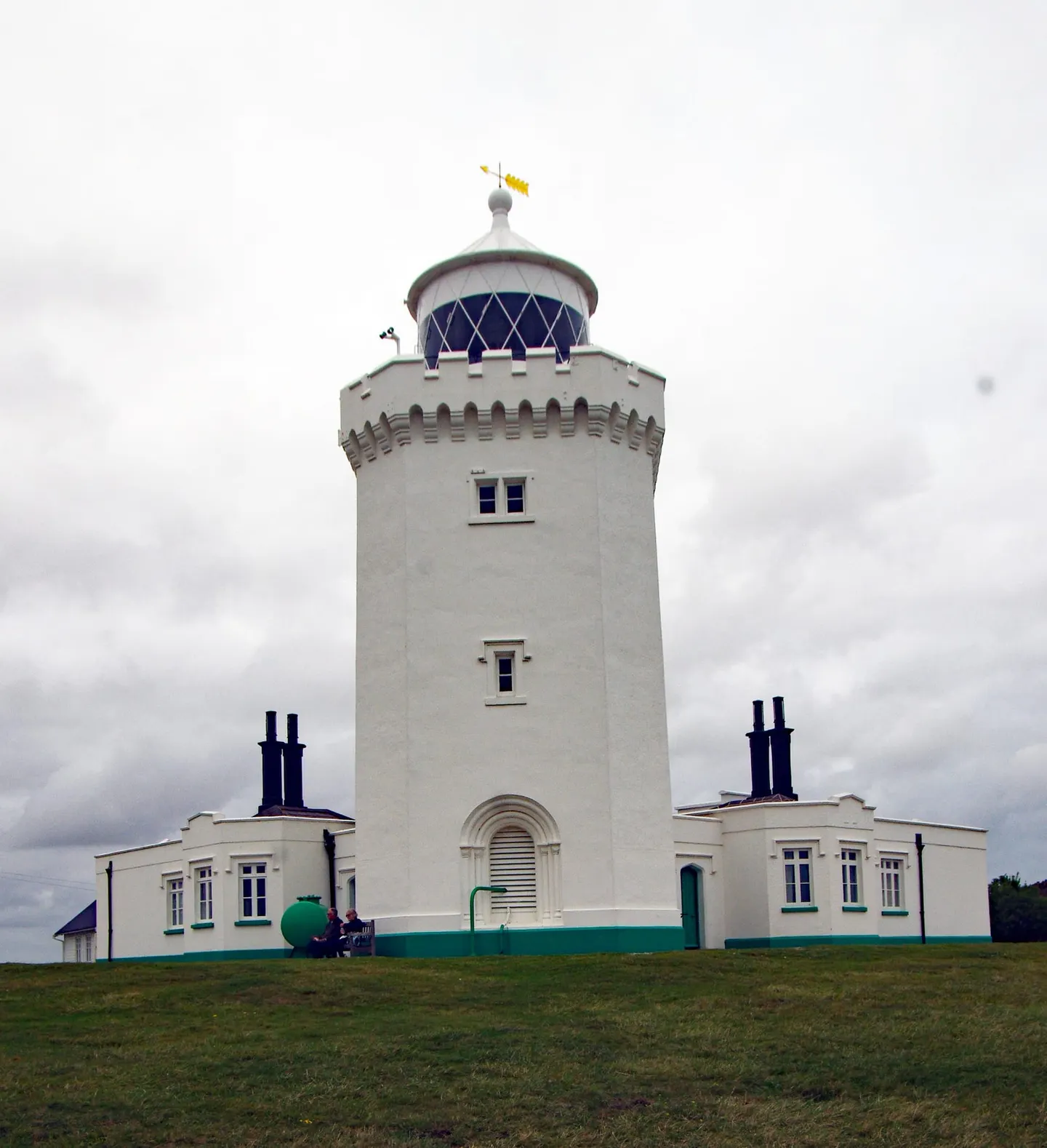 Photo of South Foreland Lighthouse, a lighthouse near Deal, Kent, south east England.