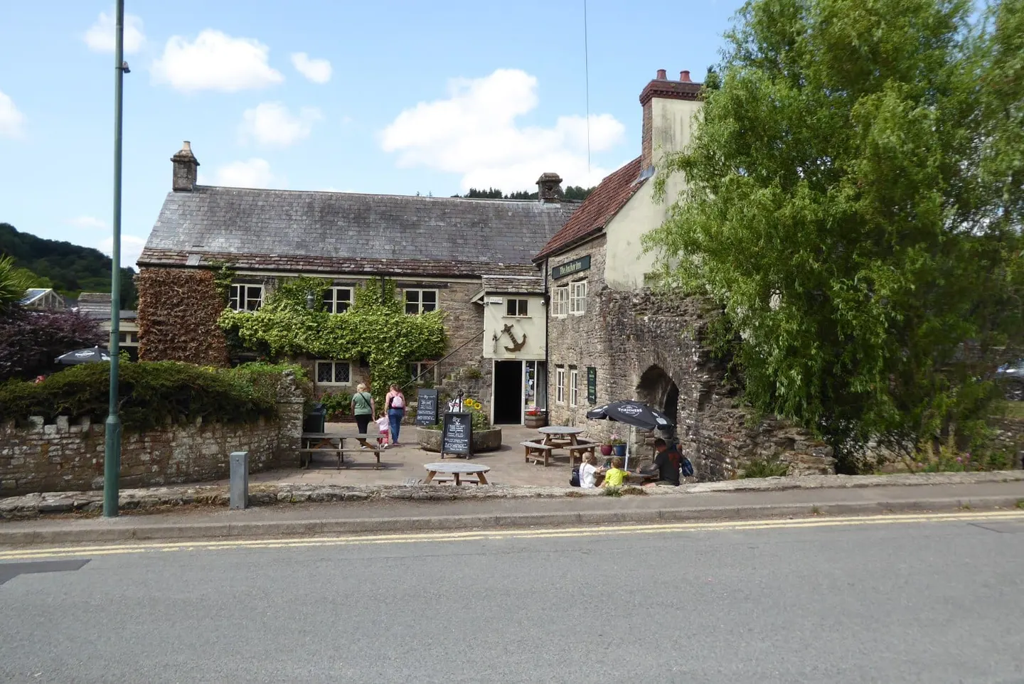 Photo of The Anchor Inn (Tintern), a pub in the Wye Valley, Monmouthshire, south east Wales.