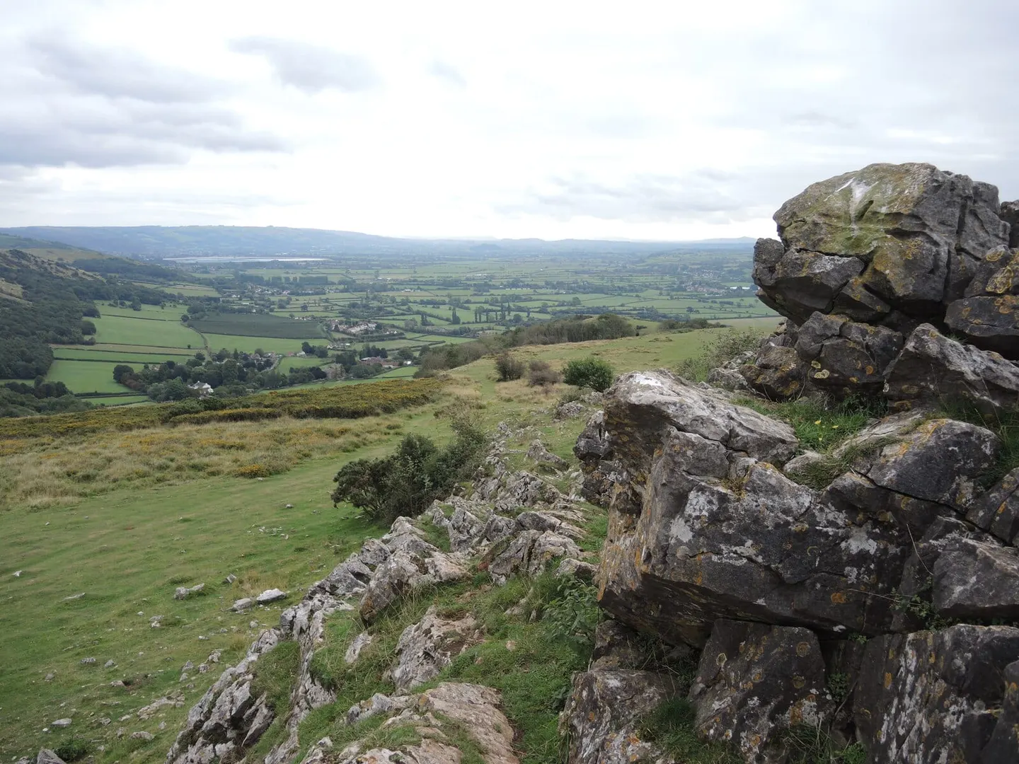 Photo: Crook Peak, a viewpoint near Axbridge in the Mendip Hills, Somerset, south west England.