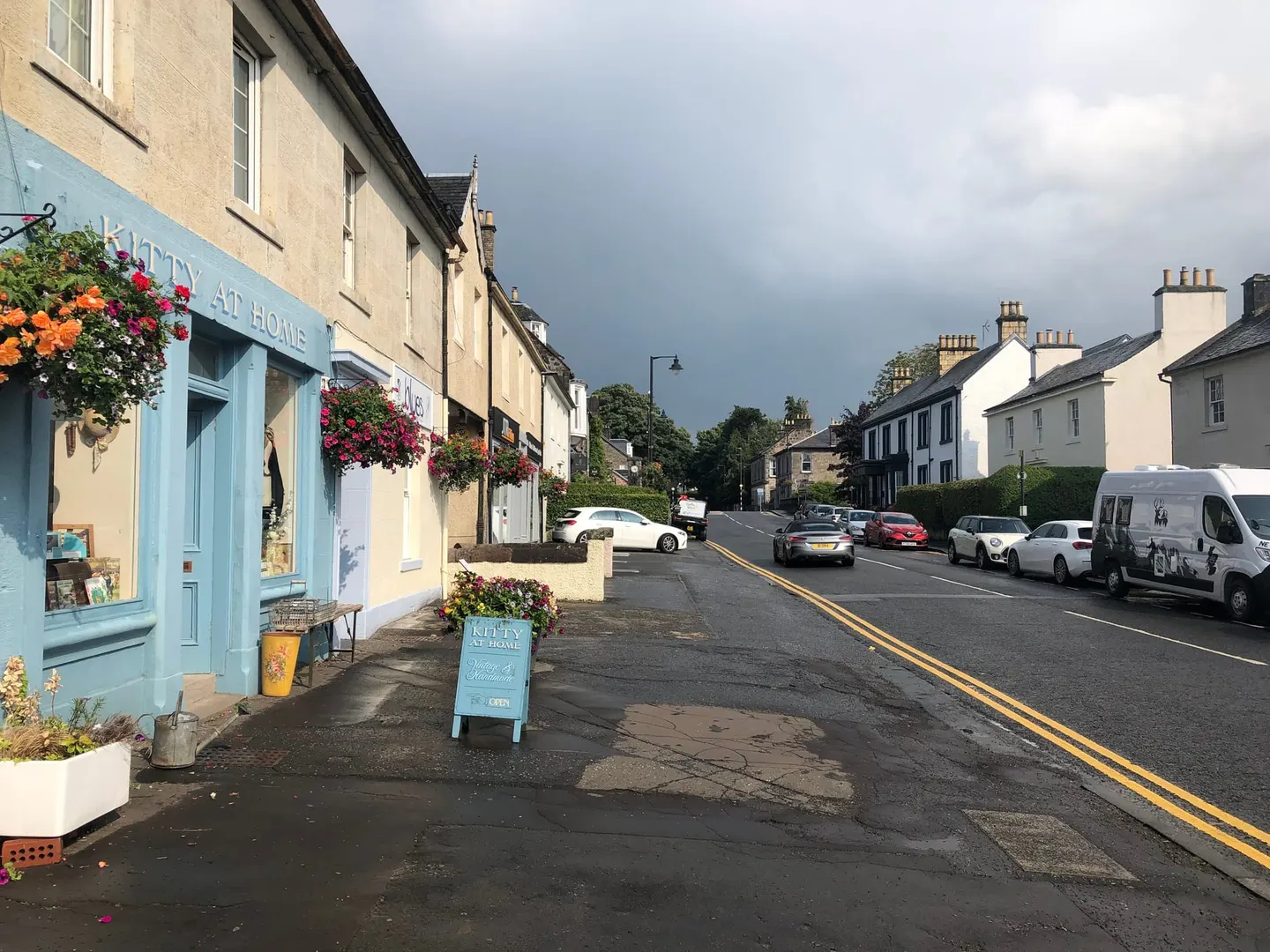 Photo of Dollar, a village in Clackmannanshire, central Scotland.