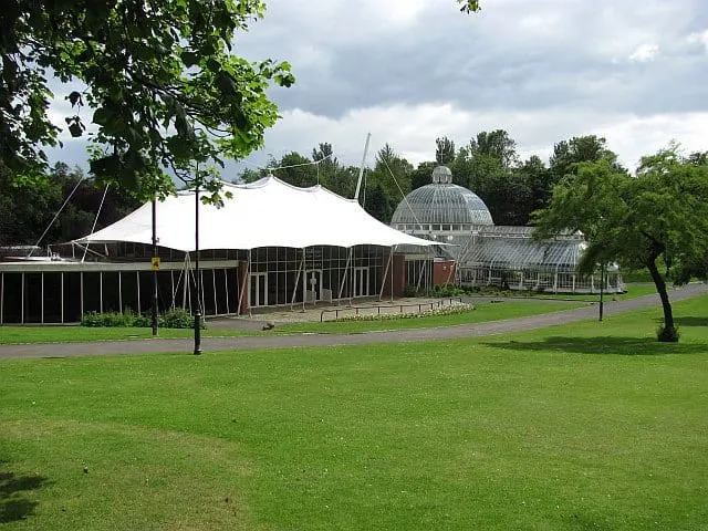 Photo of Tollcross Park, a garden in Glasgow, central Scotland.
