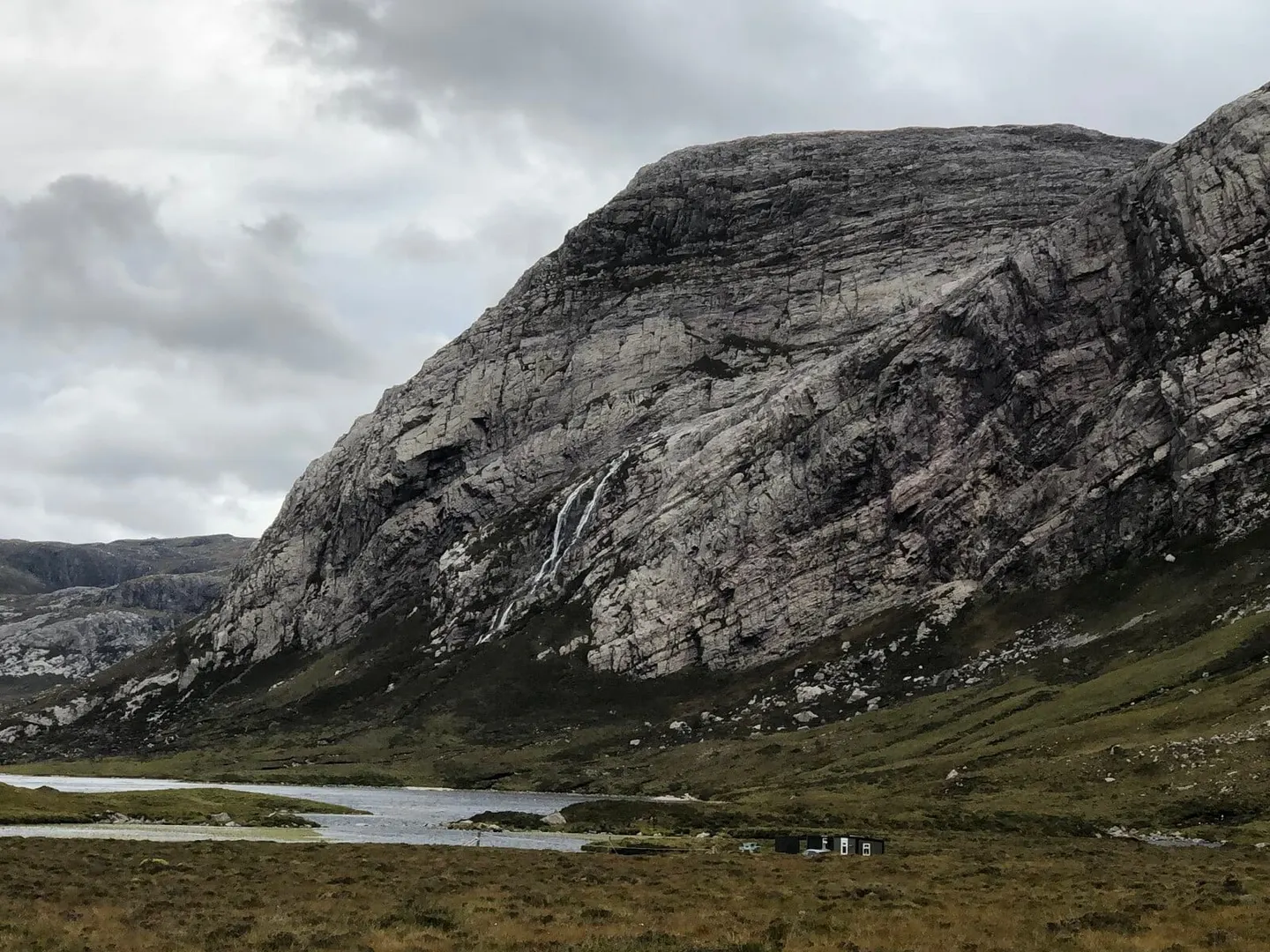 Photo of Loch Dionaird, a loch in North-West Sutherland, Highland, the Scottish Highlands and Islands.