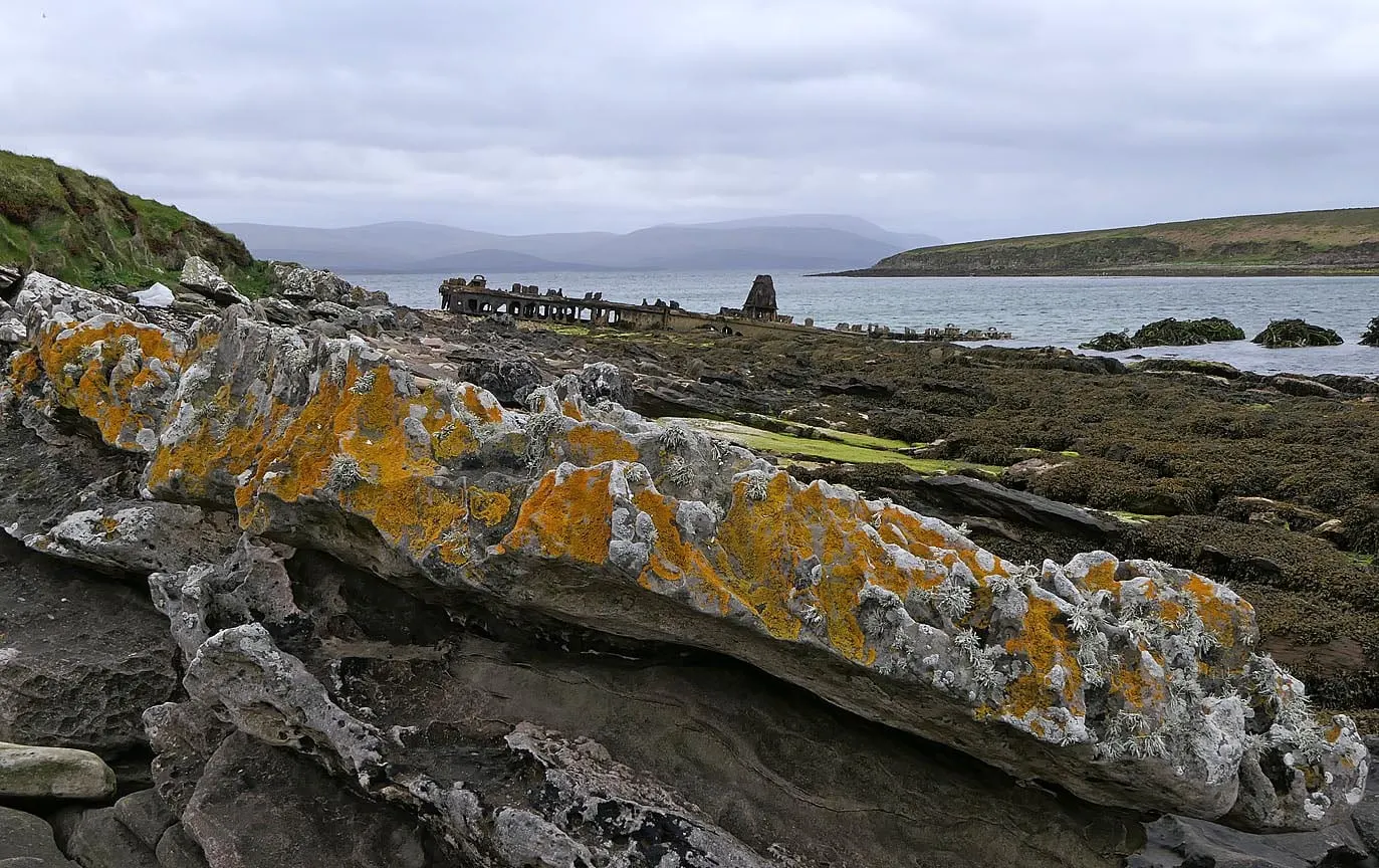Photo of Flotta, an island in the Orkney Islands, the Scottish Highlands and Islands.
