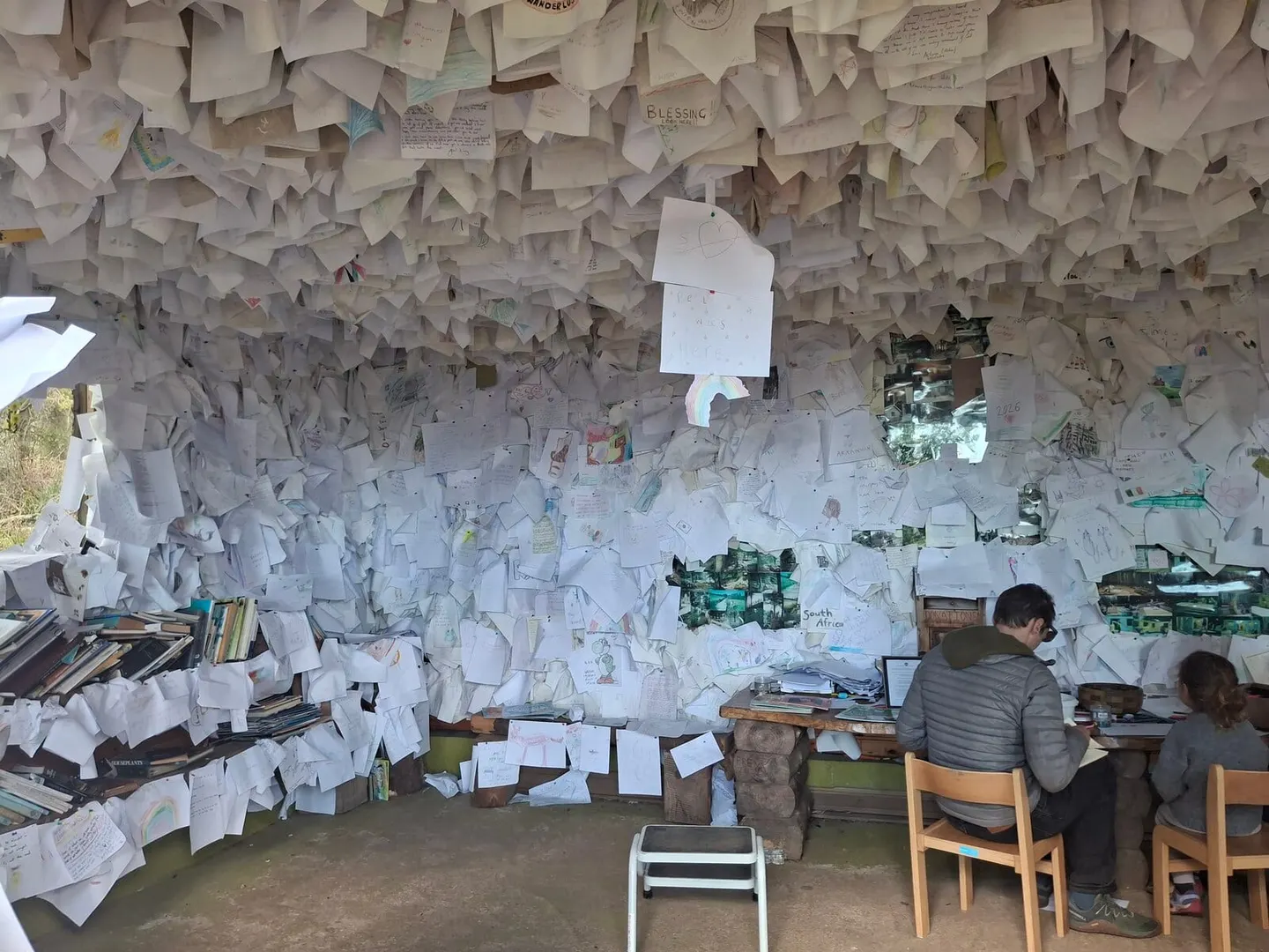 Photo of The Library in the Woods, a visitor attraction near Whiting Bay, North Ayrshire, southern Scotland.