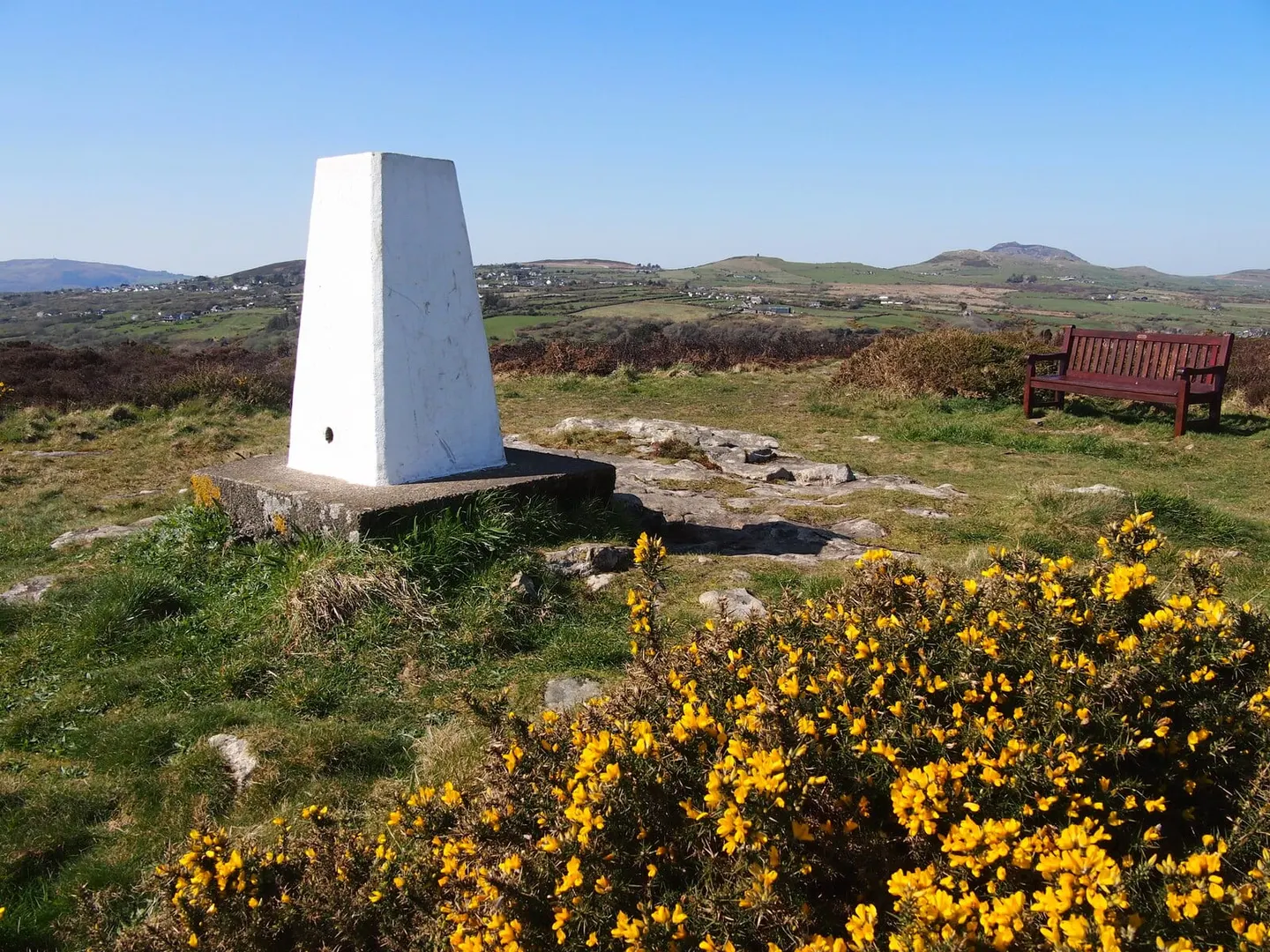 Photo: Llanbedrog Headland, a viewpoint in Llŷn, Gwynedd, north Wales.