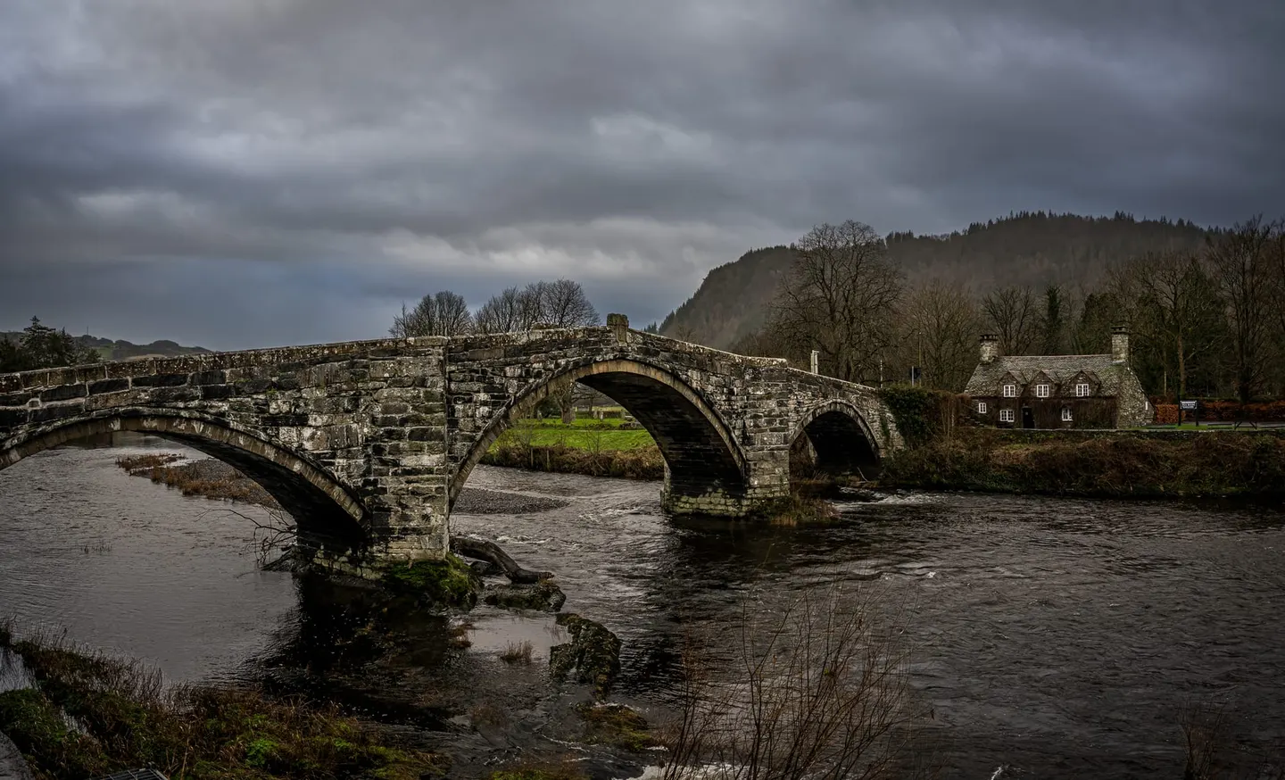 Photo of Tu Hwnt i'r Bont, Llanrwst, a sight in Conwy, north Wales.