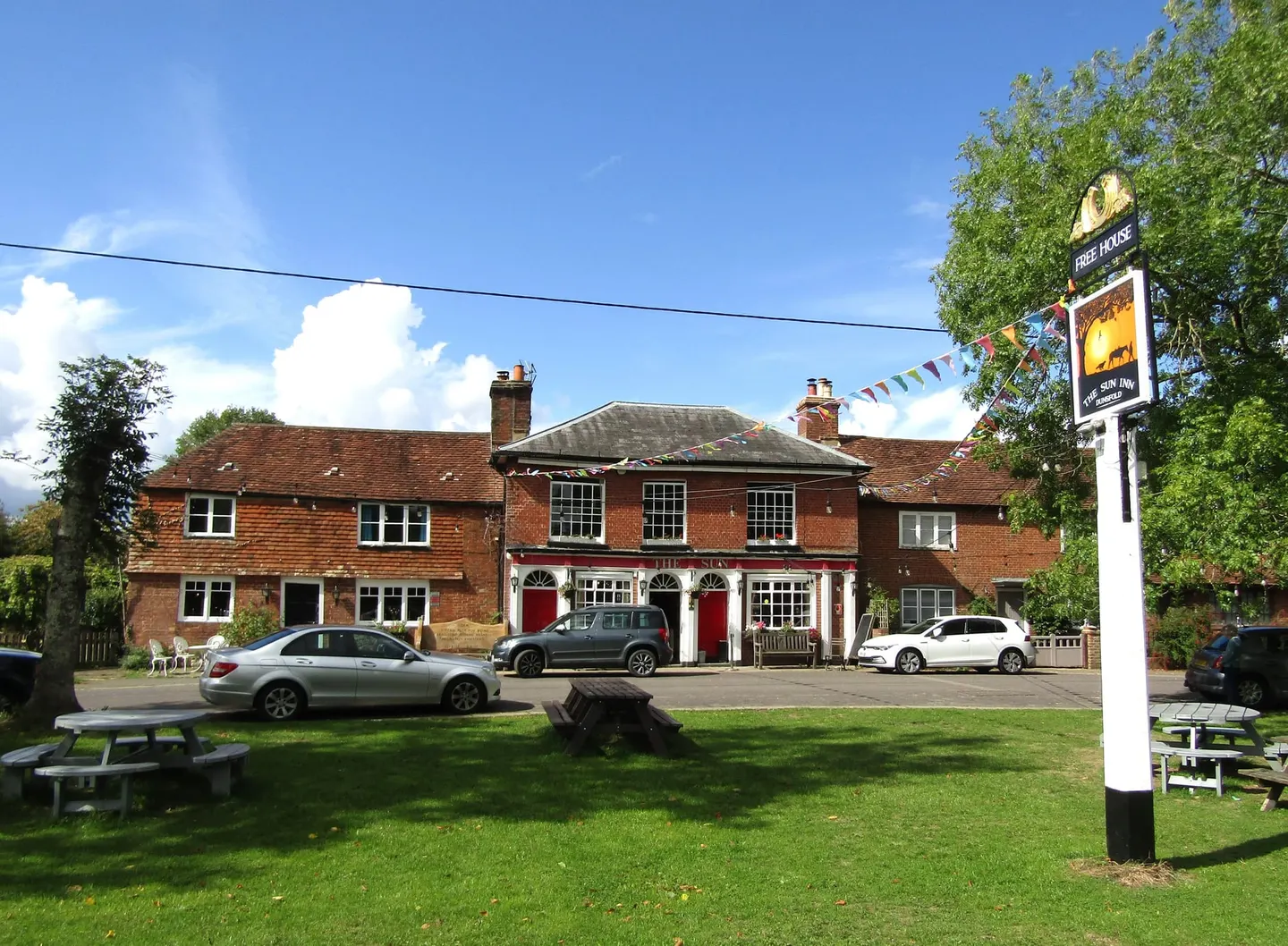 Photo of Dunsfold, a village in Surrey, south east England.